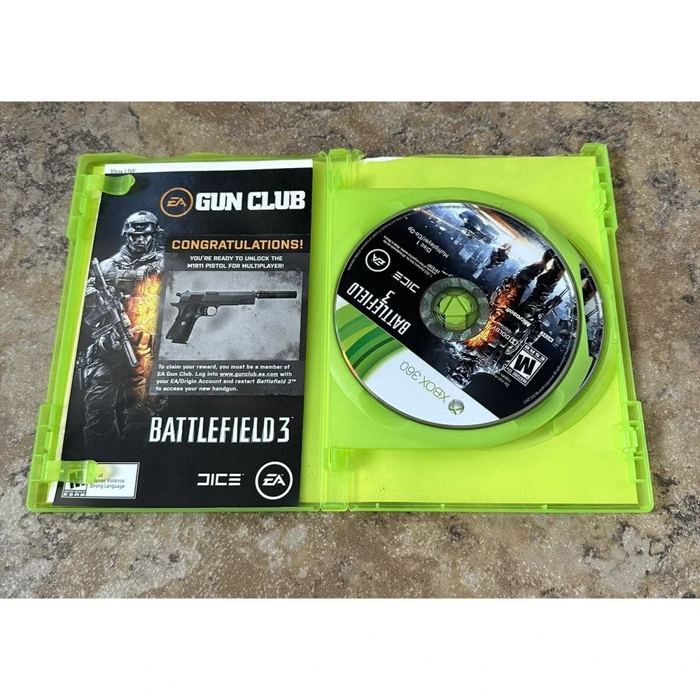 Battlefield 3 (Microsoft Xbox 360, 2011)